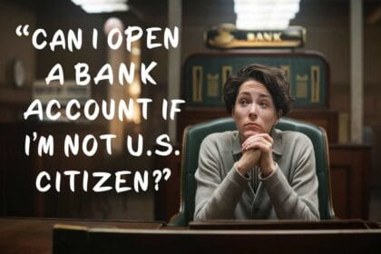 Can I open a bank account if I’m not a U.S. citizen?
