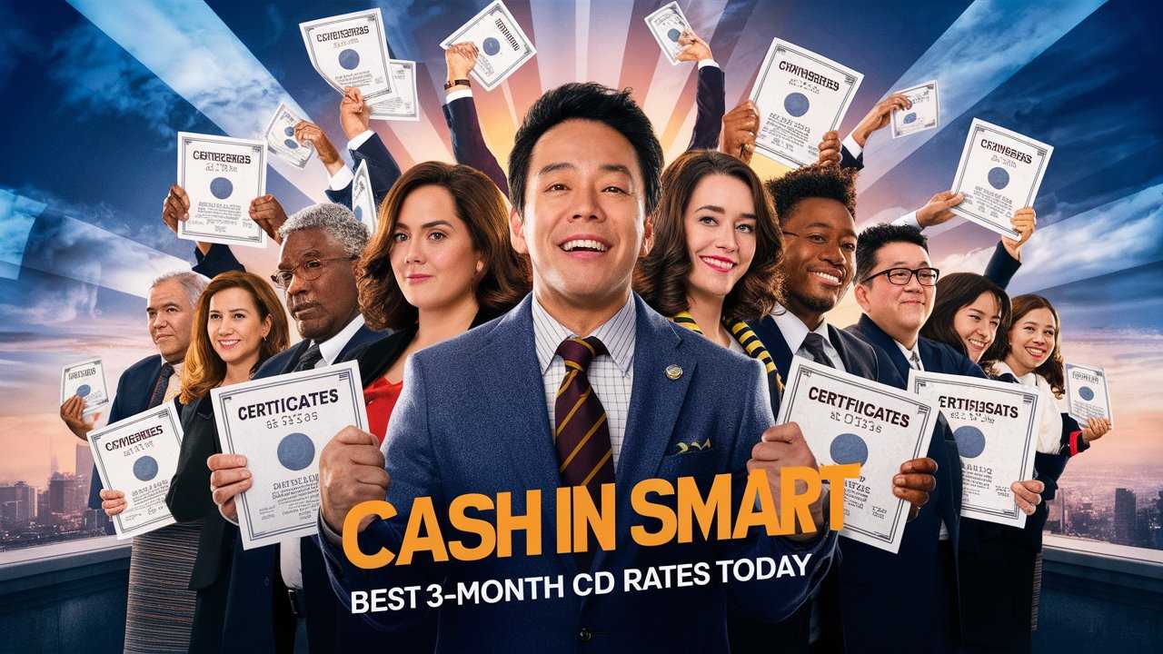 Short on time but big on saving Cash In Smart 10 Best 3-month CD Rates Today and secure your financial future.
