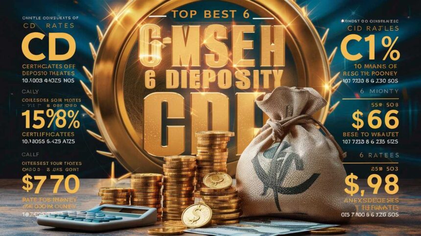 Looking for short-term gains without the stock market drama? The 10 Best 6-Month CD Rates to Park Your Money Wisely are your best bet.