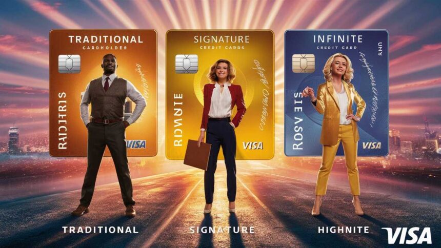 The 3 Types of Visa Credit Cards: Traditional, Signature, and Infinite? Good Visa Credit Cards that unlock rewards, perks, and maybe a little magic!
